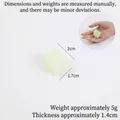Bloque de melón miniatura realista para artesanía alimentaria DIY de 1,4 cm grosor - Cubo de melón Hami grande / 2cm (Verde)
