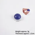 Modelo realista de arándano en miniatura para manualidades y decoración de frutas - Arándano (1.8cm Grande) / Azul claro
