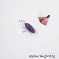 Miniature purple sweet potato food play toy, size 2x0.8cm for DIY dollhouse crafts - 2.2cm Mini Whole Purple Sweet Potato
