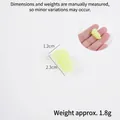 Miniature light green grape cluster for DIY handmade crafts, 1.2x2.3cm, weight 1.8g - PVC Mini Green Grape Cluster
