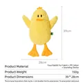 Jouet pour chien canard en peluche jaune dimensions 39x28cm avec spécifications - Jouet Canard Mignon / 39cmx28cm / Jaune vif
