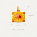 Hand-painted bear on yellow pillow copper pendant charm for jewelry making - 1-Little Bear Pendant (Pendant Only (Without Chain))