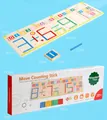 Wooden Move Counting Stick Math Toy for kids intellectual development and calculation - Move Counting Stick Board / 1 Piece
