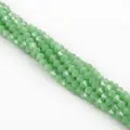 Hochwertige 4 mm facettierte hellgrüne Bicone-Glaskristallperlen für DIY-Schmuck - 4mm (Ca. 80-85 Stück/Packung) / Medium Grün Porzellan
