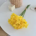 Artificial yellow daffodil bouquet for home decor and photography lifestyle prop. - Yellow