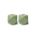Perles en silicone hexagonales vert sauge de 17 mm pour la création de bijoux DIY - 17mm / 104# Vert Orostachys