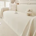 Cream white thickened corduroy sofa cover, cat-scratch resistant and waterproof material - 180*230 / Beige