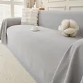Premium thickened corduroy cat-scratch resistant sofa cover throw in light gray color - 180*230 / Light Gray