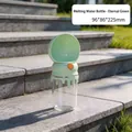 Portable Eternal Green pet water bottle with melting design for outdoor dog walking - Melting Kettle 320ml (Basic) / Eternal Green