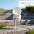 Portable cloud mist white foldable pet water bottle for outdoor dog hydration use - Melting Kettle 320ml (Basic) / Cloud White