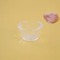 Mini tazza da mousse in plastica trasparente per casa delle bambole DIY, 3,6 cm - Tazza da crostata di uova trasparente da 3.6cm / 2cm x 3.6cm / Trasparente
