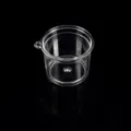 Mini tazza in plastica trasparente per miniature di case di bambole fai-da-te. - Secchio vuoto trasparente alto 2.3cm / 2.3cm x 3.3cm / Trasparente