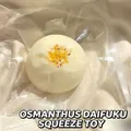 Simulatievoedsel osmanthus daifuku squishy-speelgoed, zacht stressverlichtend speelgoed - Wit