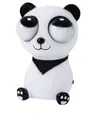 Simpatico giocattolo panda antistress con occhi a scatto per sollievo sensoriale rapido - Panda Occhi Sgranati / Sacchetto OPP / Bianco e nero