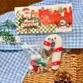 Set de juguetes blandos de bastón de caramelo navideño para la relajación y el alivio del estrés - Bastón de Caramelo de Navidad / 1 Pieza Con Paquete de Accesorios DIY