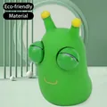 Giocattolo antistress creativo a forma di insetto verde con occhi sporgenti, set da 1 - Verme / 1 Pezzo