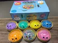 Giochi antistress squishy a forma di panini colorati con scatola di presentazione - Raviolo di Perline Multicolore 8.5cm