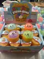 Panini al vapore squishy glitterati colorati in contenitori per alleviare lo stress - Piccole Perline Brillantini 5.5cm