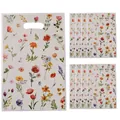 Elegante Plastik-Geschenktüten mit Blumenmuster für Party-Süßigkeiten und Gebäckverpackungen - Grafikdruck / 10 Stück/Packung (16.5*25cm)