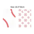 Sacs cadeaux en plastique à motif de baseball pour les fêtes sportives, 16,5x25cm - Impression Graphique / Lot de 10