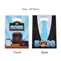 Sacchetti regalo a tema Boss's Day per caramelle e piccoli doni, misura 18x25cm SKU. - 10 Pezzi/Confezione (18x25cm)