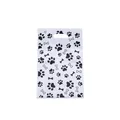 Cute dog paw and bone print gift bag made of pearlescent film for birthday parties - Printed / 10 Pieces/Pack