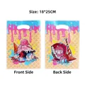 Colorful cartoon baseball ice cream print pearl film party favor gift bag 18x25cm - Cartoon Print / 10 Pieces/Pack (18x25cm)