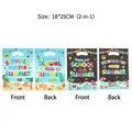 Sacs cadeaux pour fête de fin d'école d'été avec motifs de plage, taille 18x25 cm - Style Imprimé (18*25cm) / Lot de 10