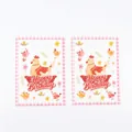 Cartoon chicken birthday party gift bag with Happy Birthday print, size 18x25cm. - 10 Pieces/Pack (18*25cm)