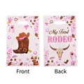 Cowboy Rodeo thema cadeauzakjes van parelmoerfolie voor snoepjes en traktaties.... - Cowboy Serie Bedrukte Stijl / 10 stuks/Verpakking
