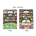 Preschool graduation party gift bag with colorful cartoon illustrations for kids - Cartoon Print / 10 Pieces/Pack (18*25cm)