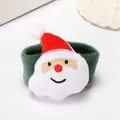 Niedliches Plüsch-Weihnachtsmann-Schnapparmband als Weihnachtsgeschenk für Kinder - Stil A (Weihnachtsmann)