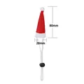 Small pet Christmas hat for hamsters with adjustable elastic strap, size 80mm x 28mm - Christmas Hat / XXS