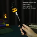 Handbediende Halloween pompoen glow stick voor themafeest decoraties en geschenken - Pompoenstok met zwarte hoed