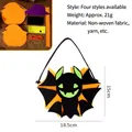 Halloween DIY felt candy bag material kit with cute bat design for trick-or-treating - Style C / Bat Style