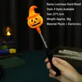 Feestelijke Halloween lichtgevende pompoen toverstaf met heksenhoed voor kinderen - Pompoenstok met oranje hoed