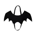 Black pet bat wings costume for Halloween dressing, ideal for cats and small dogs. - XS / Black