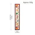Χριστουγεννιάτικο τραπεζομάντηλο 180x33cm με Άγιο Βασίλη και ταράνδους για διακόσμηση - 33*180cm / Καλά Χριστούγεννα Χιονάνθρωπος Δέντρο