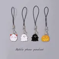 Juego de cuatro colgantes de Halloween para móvil con figuras de fantasmas y una calabaza - Juego de Colgantes Serie Halloween (Juego de 4 Piezas) / 4 Piezas/Pack