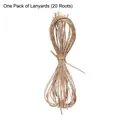 Pack de 20 cuerdas de yute natural para manualidades y decoración - Correa de cordón