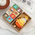 Handgefertigter gehäkelter Weihnachtsbaumanhänger in einer Geschenkbox - Stil G / Geschenkbox