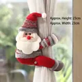 Cute plush Santa Claus curtain buckle tieback fastener for festive Christmas home decoration - Santa Claus Pendant / 1 Piece