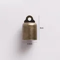 Antique bronze metal bell for DIY crafts with 4cm height and 2.5cm base diameter - Retro Round Bell