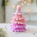 Handmade pink and purple pipe cleaner Christmas tree decoration, 13cm tall, sku view - Pink Style Christmas Tree / 13cm