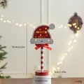 Wooden Christmas LED sign with Santa hat design and North Pole cutout text 30cm - Hat Style (6288706303060)
