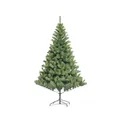 Üppiger grüner PVC-Weihnachtsbaum mit stabilem vierbeinigem Metallständer für Zuhause - Dichter grüner nackter Baum / 1,5m