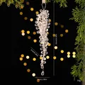 Transparent acrylic ice crystal Christmas tree ornament icicle pendant 16cm tall 16g weight - Single Piece / Crystal Grape