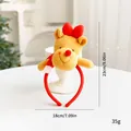 Festliches Weihnachts-Rentier-Plüsch-Stirnband für Kinder, 23x18cm und 35g Gewicht - Stirnband / 3D Rentier