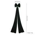 Extra large dark green velvet Christmas bow for tree decoration, measuring 200cm long - 40*200CM / Dark Green Velvet
