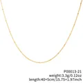 18k gold plated satellite chain necklace with delicate bead details, 40+5cm length - Beaded Chain Only (Without Pendant) / 40+5cm / Gold